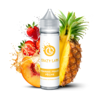 Ananas Fraise Pêche – Crazy Labs 50 ml